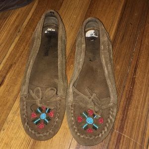 Minnetonka suede flats BOGO